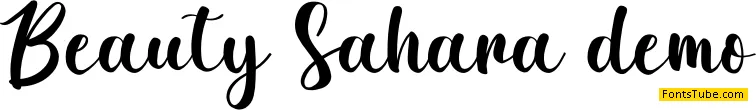 Beauty Sahara Font