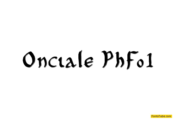 Onciale PhF Font