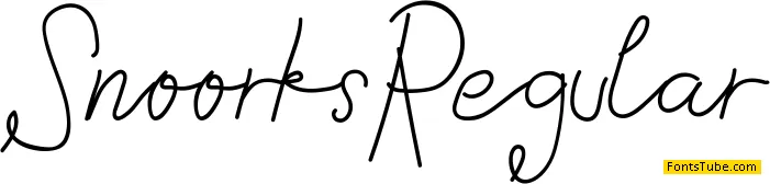 Snoorks Font