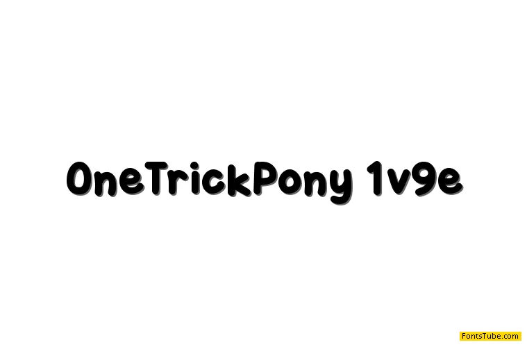One Trick Pony