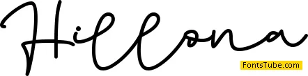 Hillona - Personal Use Font