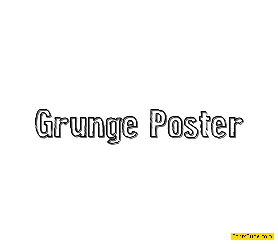 Grunge Poster Font