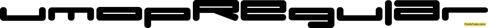 umop Font Family