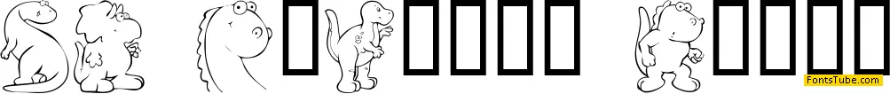 KR Nicky's Dinos Font