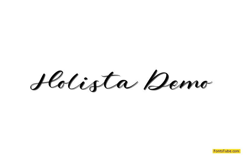 Holista Demo Font