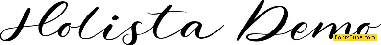 Holista Demo Font