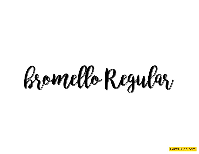 bromello Font
