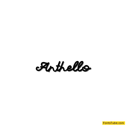 Anthello Font