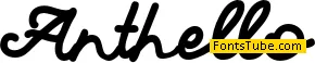 Anthello Font