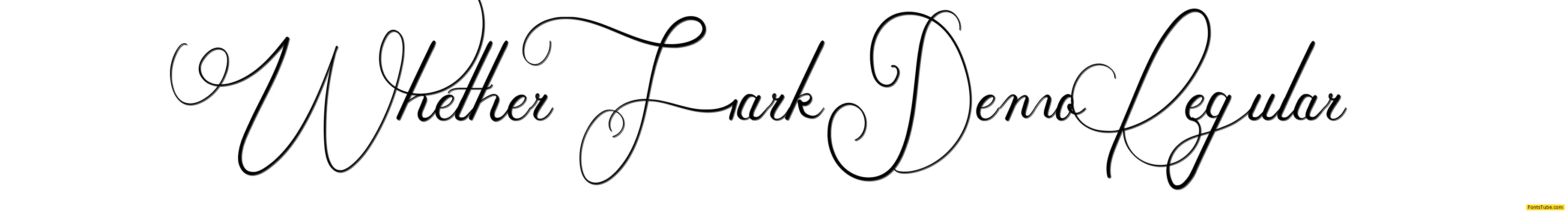 Whether Fark Demo Font