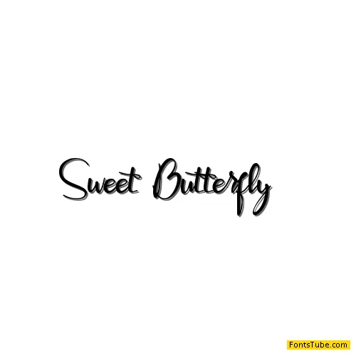 Sweet Butterfly Font