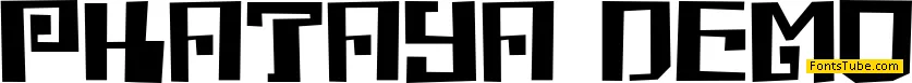 Phataya demo Font