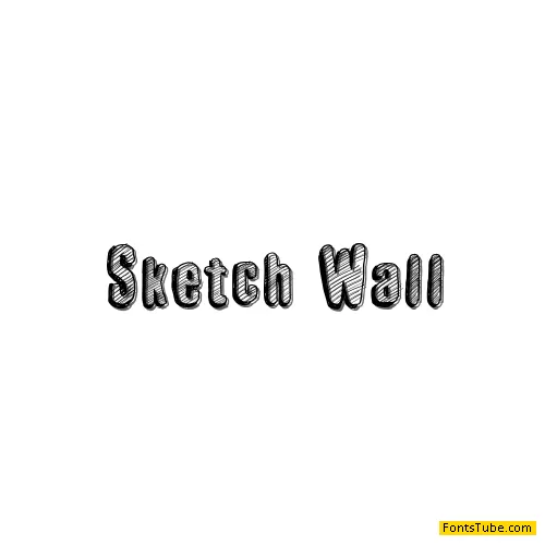 Sketch Wall Font Family
