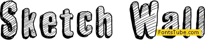 Sketch Wall Font Family