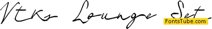 Vtks Lounge Set Font