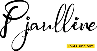 Pjaulline Font