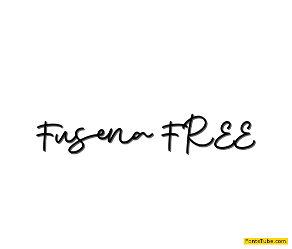 FUSENA Script FREE Font