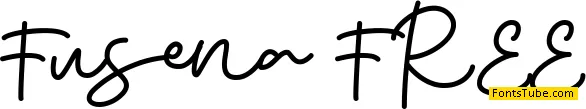 FUSENA Script FREE Font