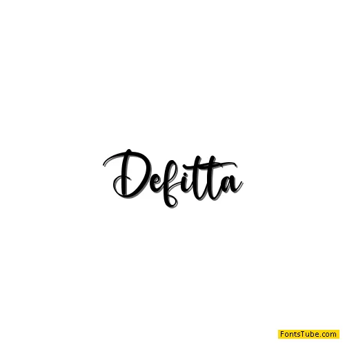 Defitta Font