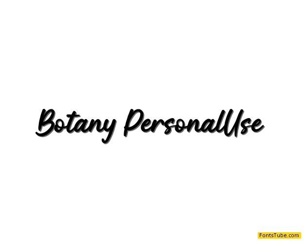 Botany Font