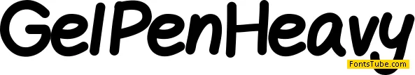GelPen Font Family