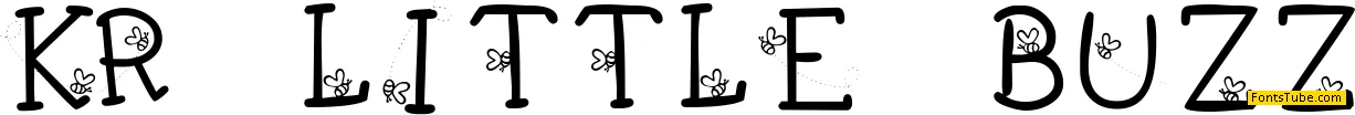 KR Little Buzz Font