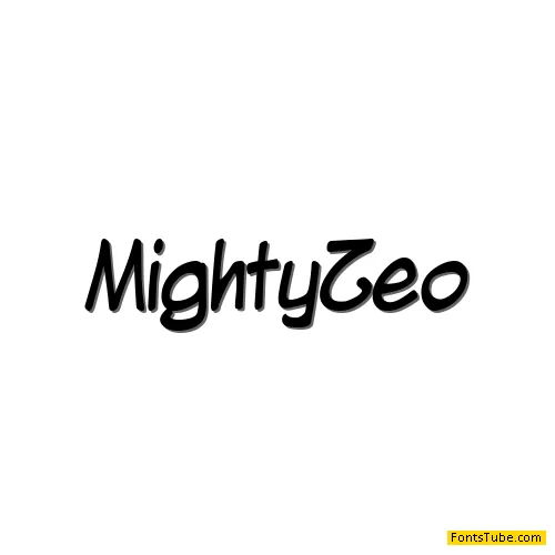 Mighty Zeo Font Family