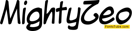 Mighty Zeo Font Family