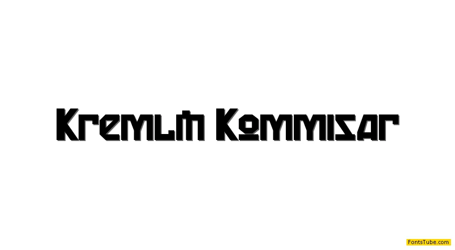 Kremlin Kommisar Font