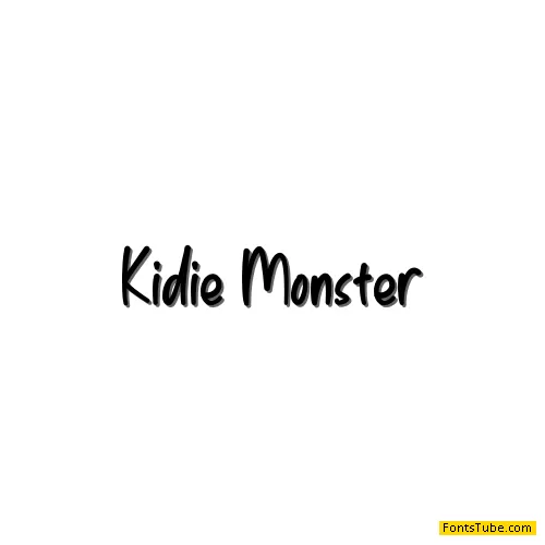 Kidie Monster Font