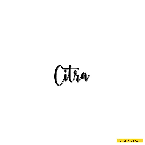 Citra Font