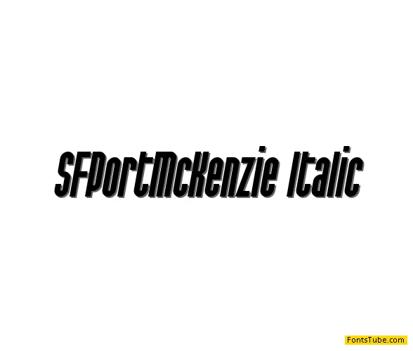 SF Port McKenzie Font Family