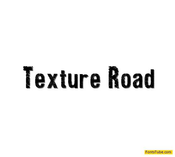 Texture Road Font