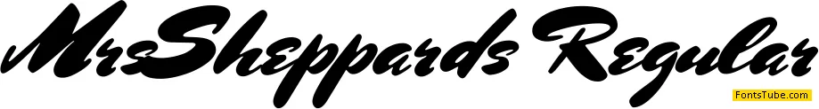 Mrs Sheppards Font