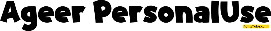 Ageer Font