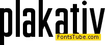 Plakative Grotesk Font
