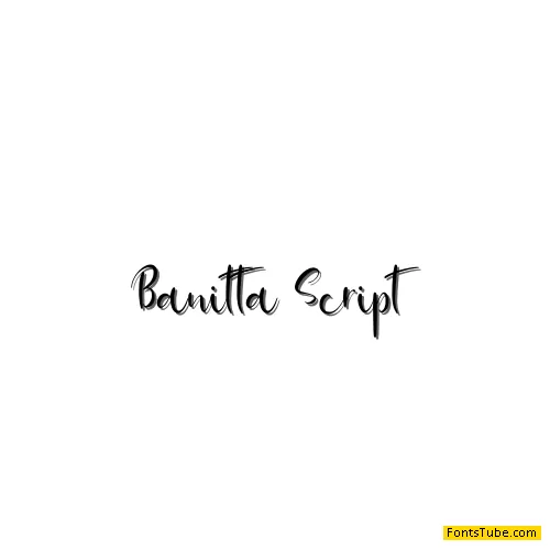 banitta Script Font