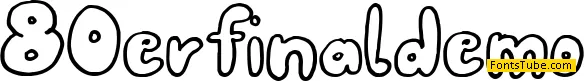 80er Teenie Demo Font