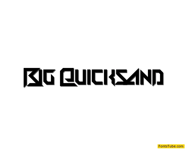 Big Quicksand Font