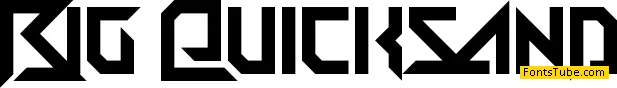 Big Quicksand Font