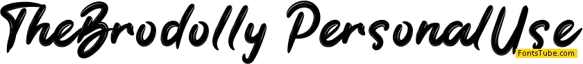 The Brodolly Font