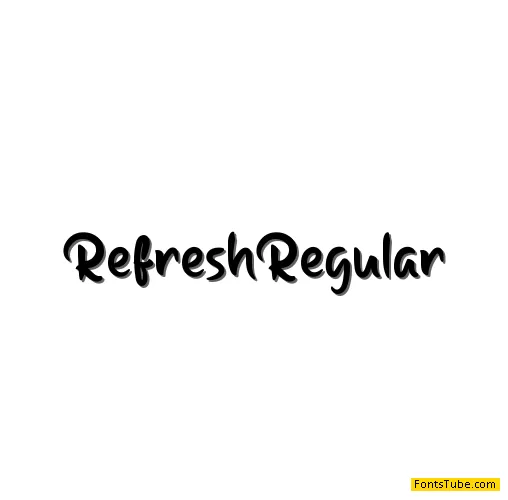 Refresh Font