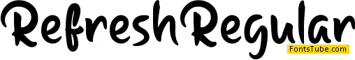 Refresh Font