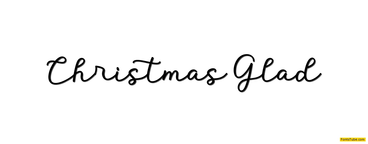 Christmas Glad Font