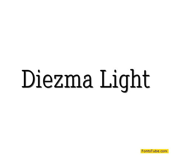 Diezma Rd Font Family