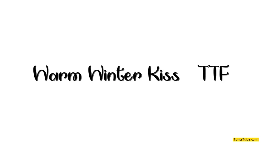 Warm Winter Kiss Font