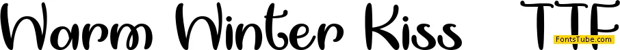 Warm Winter Kiss Font