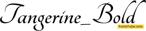 Tangerine Font Family