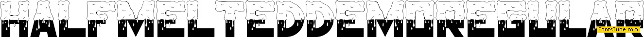 Half Melted Demo Font