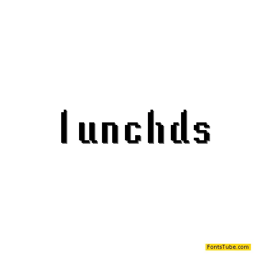 Lunchtime Doubly So Font
